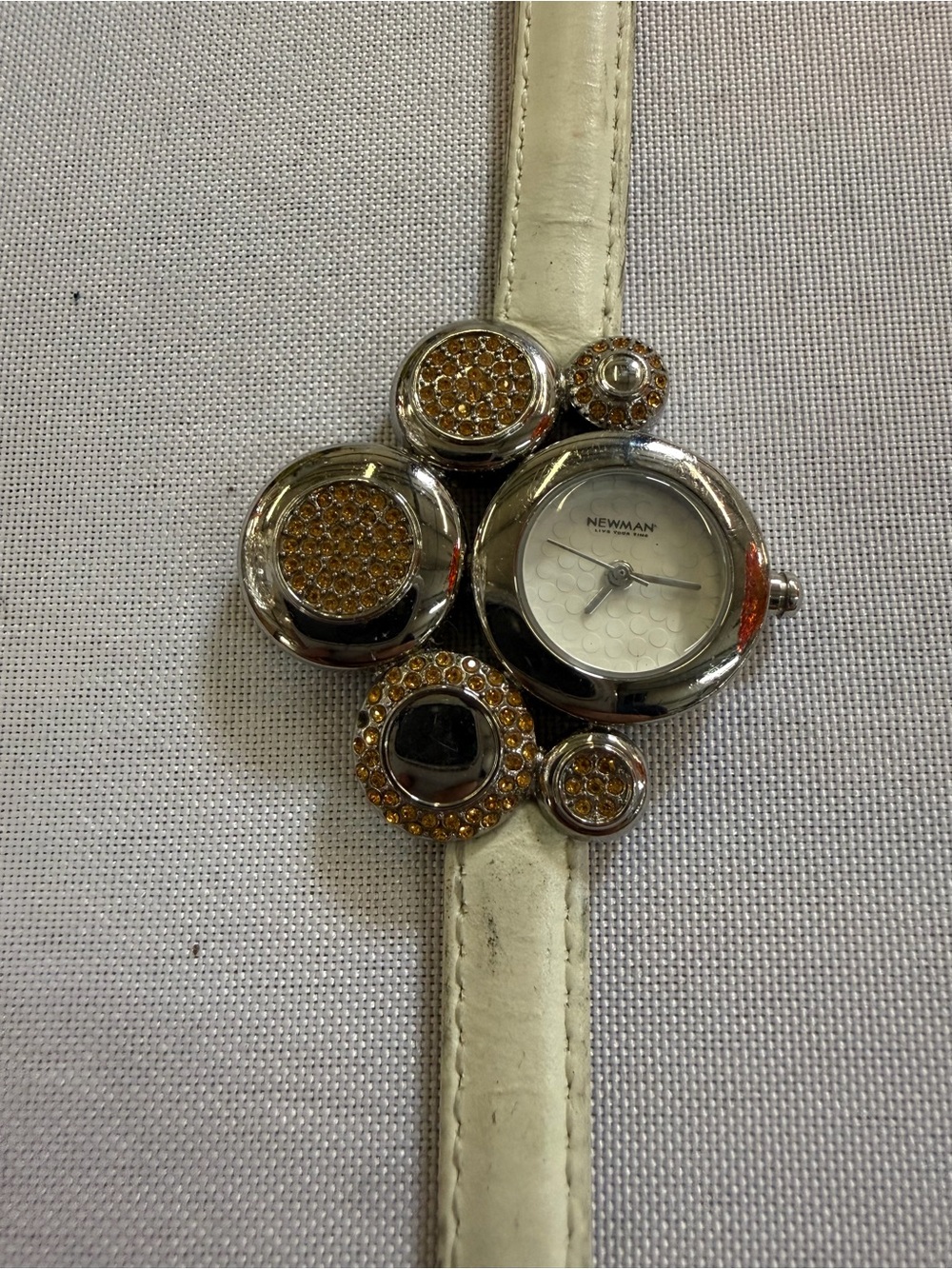 Rare Woman’s Newman Italy Swarovski Watch